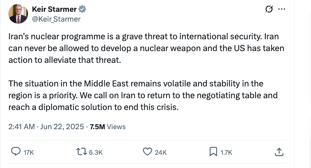 AntoniaZ's tweet photo. Who wrote the talking points script?

#USpoli #CDNpoli #UKpoli #Iran #Israel https://t.co/YUSxXTVyem
