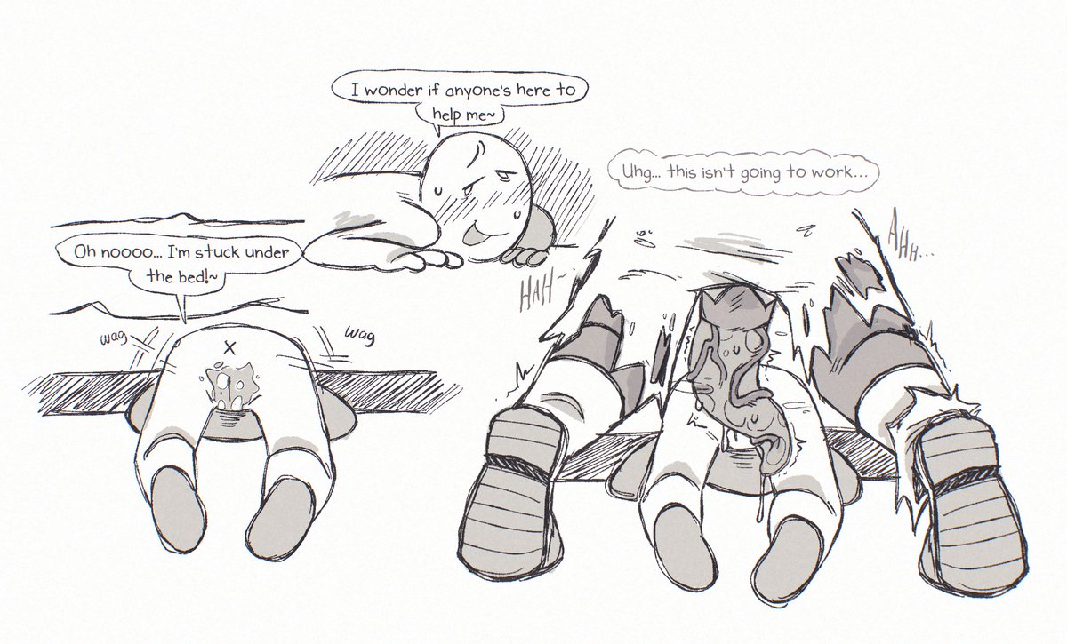 Wax man and his lil friend-

(his lil friend is dead.)