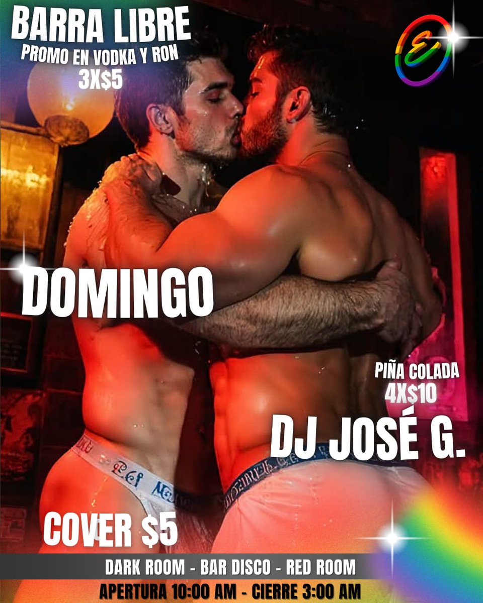 Eros_uio's tweet photo. QUITO TIENE LA RUMBA MAS PRENDIDA DE DOMINGO EN EROS...SIEMPRE!
#prideeros #pride #erosuio #eros https://t.co/7nR9u7TDku