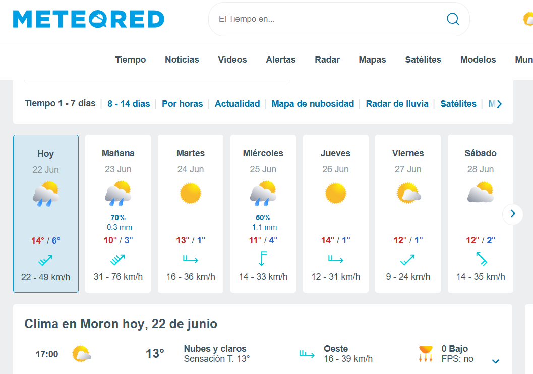 #ADELANTO #AMBA Semana tranqui con Leve inestabilidad 🌦️ mañana Lunes hasta mediodia y quizas tambien llueva algo el Miercoles x un nuevo refuerzo Frio, Lo + destacado seran las 🌡️ bien bajas para lo que es la Epoca Mñas bien frias y tardes muy frescas.. 🥶 A abrigarse mucho 🧤