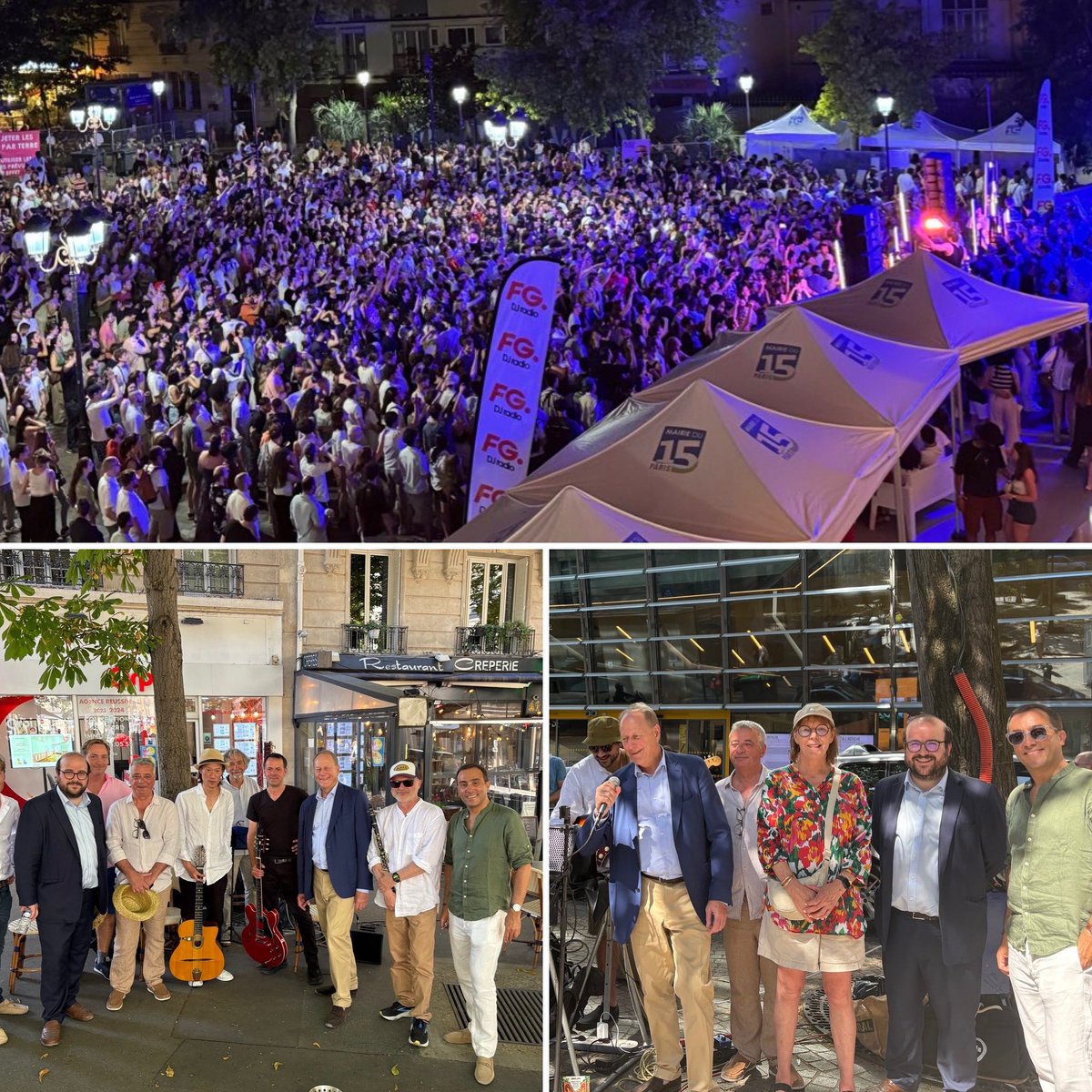 Mathieu Luinaud (@mathieuluinaud) on Twitter photo 🎶 Une #FetedelaMusique passée sur le terrain a #Paris15 avec:
📍La fête de quartier Cambronne/Garibaldi au square de l’oiseau lunaire
🎸 La visite de nombreux stands de musiciens
🎼 Plus de 10.000 participants rassemblés pendant la soirée sur le parvis de <a href="/mairie15/">Mairie du 15</a> 🎶 Une #FetedelaMusique passée sur le terrain a #Paris15 avec:
📍La fête de quartier Cambronne/Garibaldi au square de l’oiseau lunaire
🎸 La visite de nombreux stands de musiciens
🎼 Plus de 10.000 participants rassemblés pendant la soirée sur le parvis de <a href="/mairie15/">Mairie du 15</a>