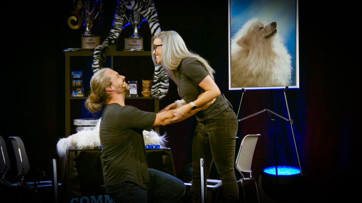 Magic: The Gathering (@wizards_magic) on Twitter photo Once upon a time... two amazing people found love through Magic and got engaged on the Mana Stage at #MCVegas!
Congratulations to <a href="/bmkibler/">Brian Kibler</a> & <a href="/goberthicks/">goberthicks 🟦☁</a>! 🥰 Once upon a time... two amazing people found love through Magic and got engaged on the Mana Stage at #MCVegas!
Congratulations to <a href="/bmkibler/">Brian Kibler</a> & <a href="/goberthicks/">goberthicks 🟦☁</a>! 🥰