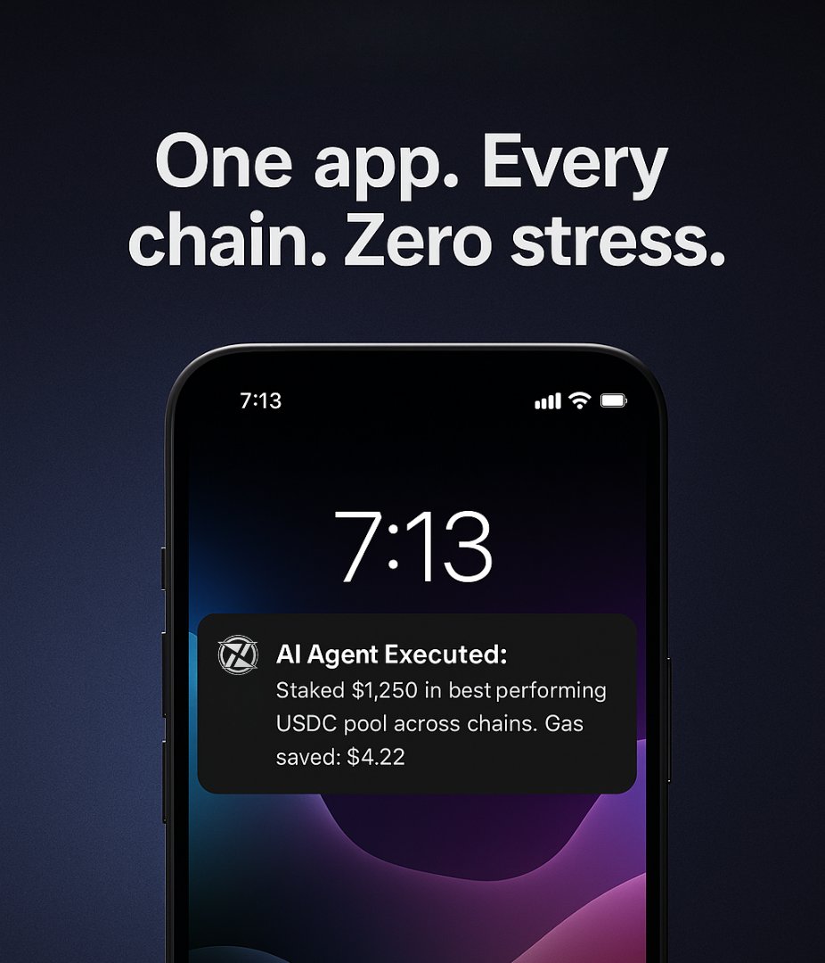 MySuperAccounts's tweet photo. You will wake up one day, open an app, and everything will just work.

🔁 Cross-chain swaps? Handled.
⛽ Gas fees? Abstracted.
🤖 AI managing your bags? Already running.

As smooth as your banking app, but fully on-chain. https://t.co/CcgbuDyuay