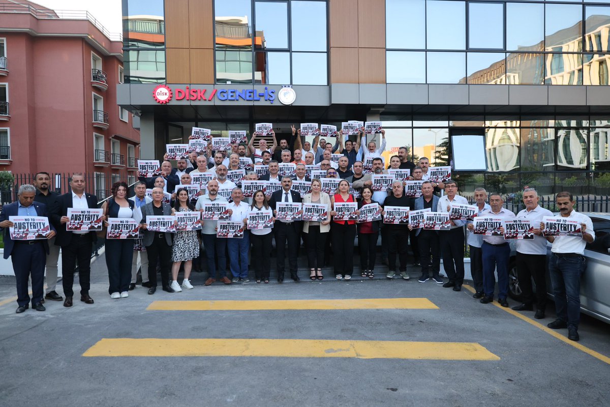genelis_int's tweet photo. DİSK / GENEL-İŞ Council of Chairs on 📅 23 June the UN #PublicServicesDay :

📣#NoToAusterity
📣#NoToPrivatization
📣#NoToDeregulation

Defending quality public services is defending democracy, equality and the right to a decent living! ✊

#PSDay2025
@PSIglobalunion 
@EPSUnions https://t.co/WjWzYs251u