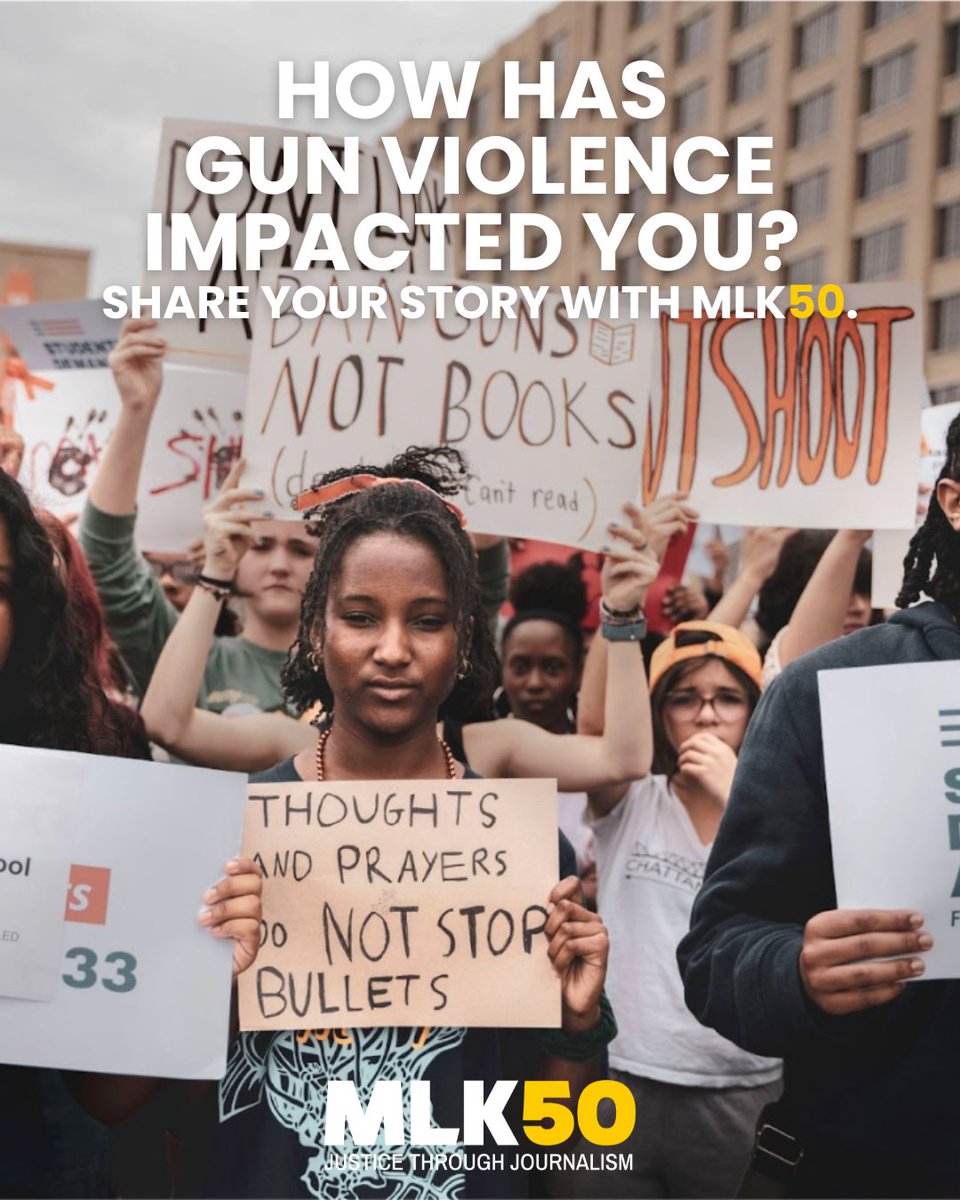 MLK50Memphis's tweet image. How has gun violence impacted you? If you’ve been directly impacted by gun violence, live in a neighborhood with high levels of gun violence, or live in fear of gun violence, we’d like to hear from you.
Please fill out this short form: docs.google.com/forms/d/e/1FAI…