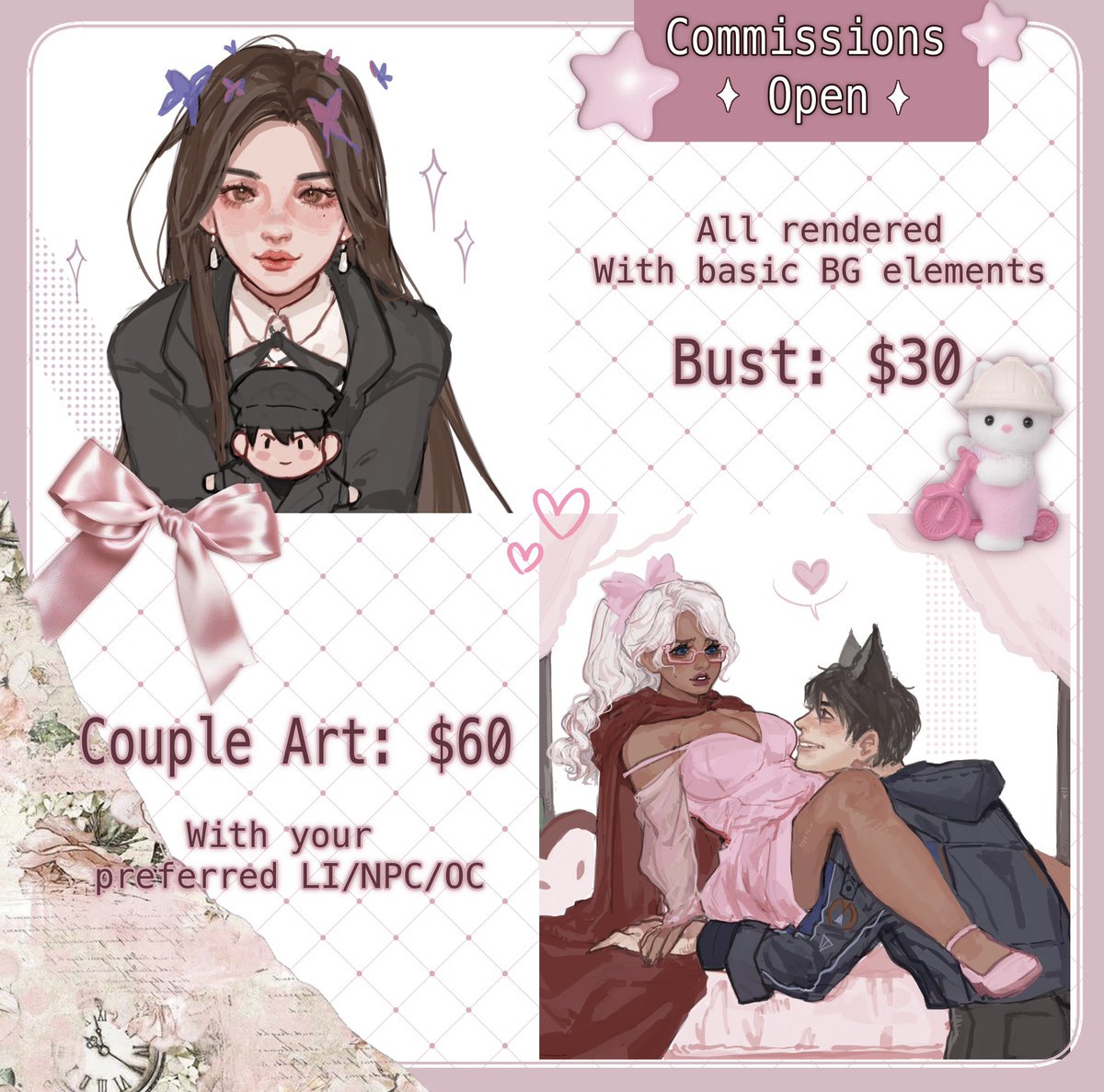 eeve1221's tweet image. Cms sheet 
DM me for more info if interested!! 🎀 #Commission