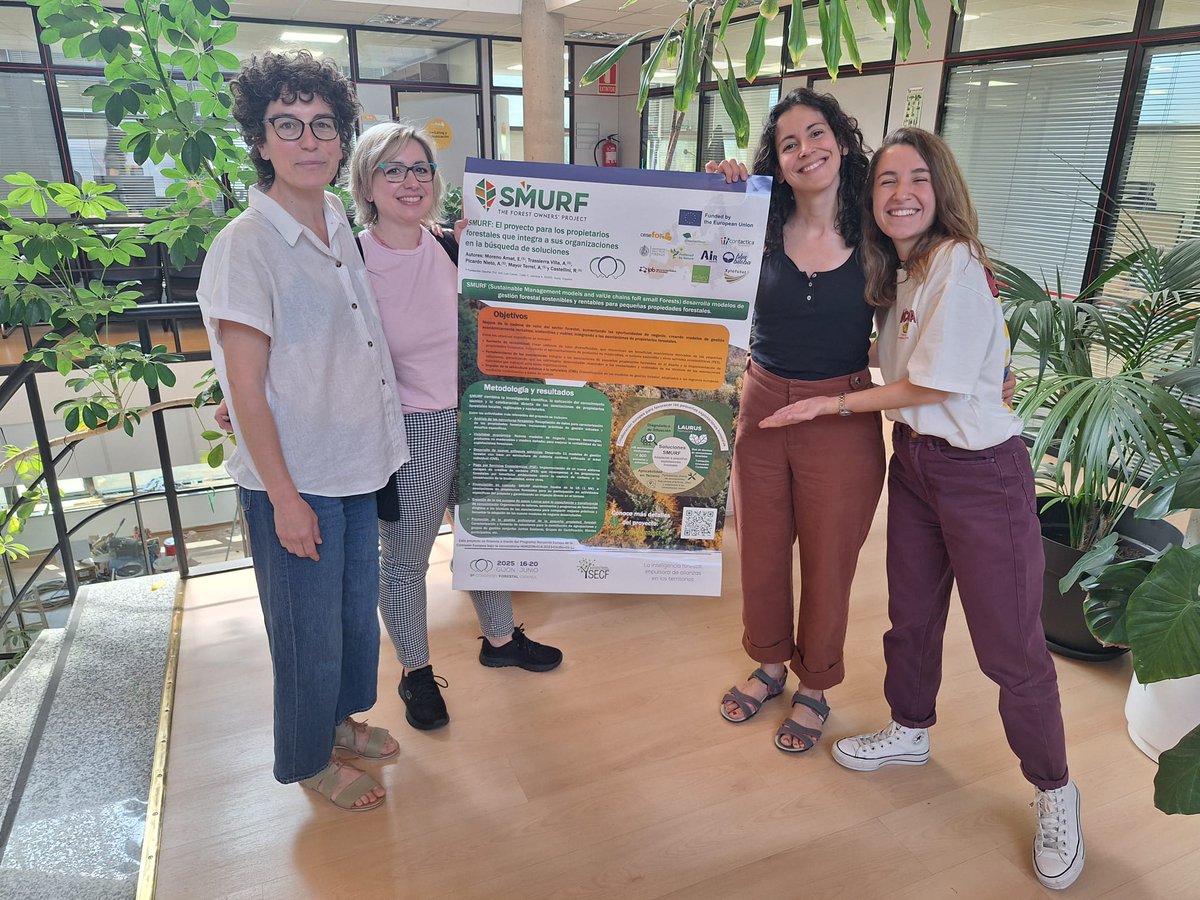 smurfproject's tweet photo. 🌲 SMURF was featured at the 9th Spanish Forestry Congress @congresoforesta sharing its mission to empower #SmallForest owners via cascade funding &amp; #CarbonMarkets. Thanks to @Cesefor &amp; @PfN_org for driving the discussion! 🌳🌿 #SMURF #Forestry  #CFE2025 #LaurusNetwork https://t.co/laj2tywx1w
