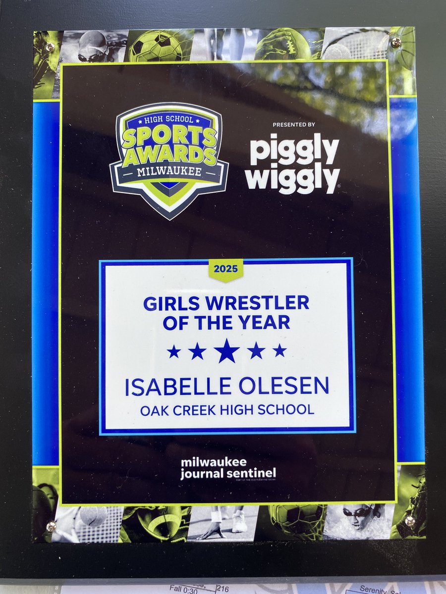 Another amazing honor for Izzy! Congrats Izzy
