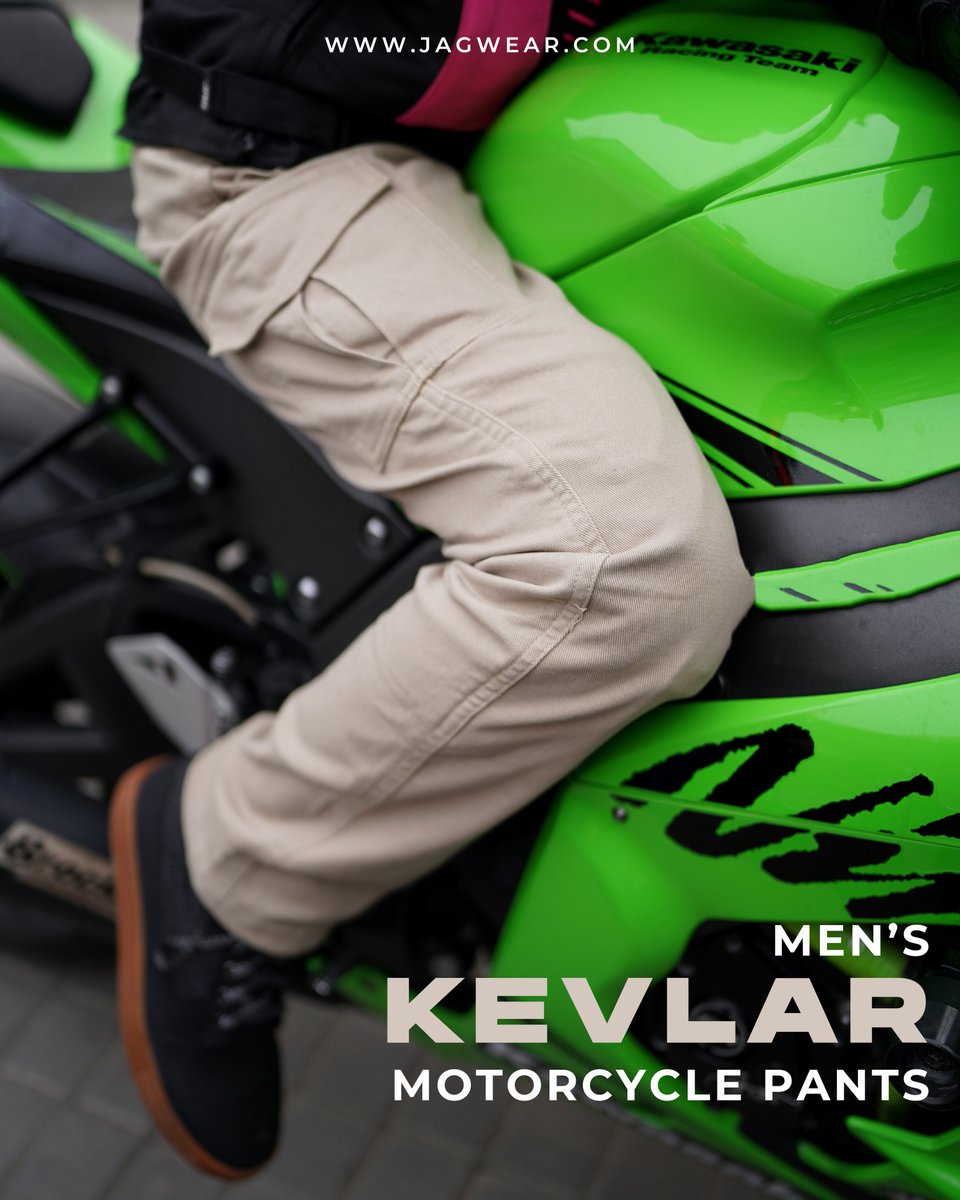 Jagwearofficial's tweet image. The JAG Kevlar Cargo Motorcycle Pants offer serious protection with Kevlar® lining + CE-approved armor—without killing your style.
Ride safe, look sharp. 🏍️
🛒 Jagwear.com
#JAGwear #KevlarGear #RideSafeRideHard #BikerStyle #MotorcycleGear #TwoWheelLife