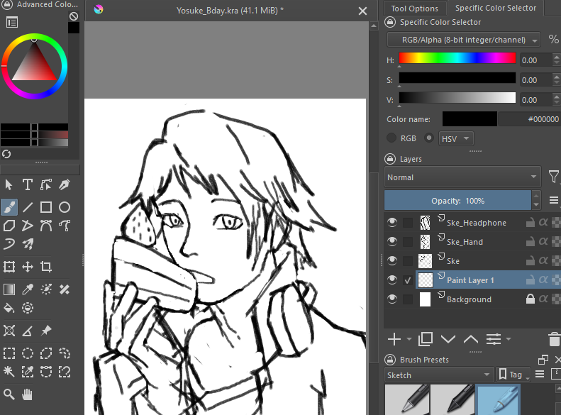 WIKTHESTICK's tweet photo. Hopefully I'll finish this before the end of the day for Yosuke's Bday 💔 https://t.co/tX2y1tQTHV