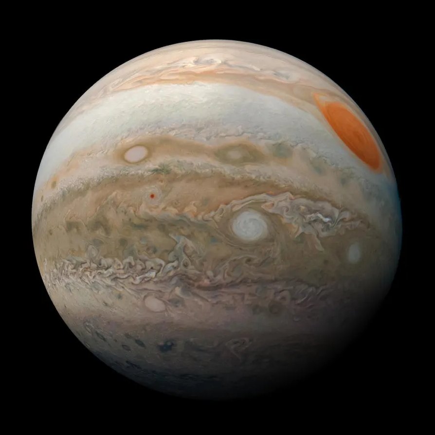 If you tried to land on a gas giant like Jupiter or Saturn, you wouldn’t find anything to stand on. Unlike Earth or Mars, gas giants don’t have a solid surface. What appears to be a planet is really a vast, swirling sphere of hydrogen, helium, and other elements that gradually