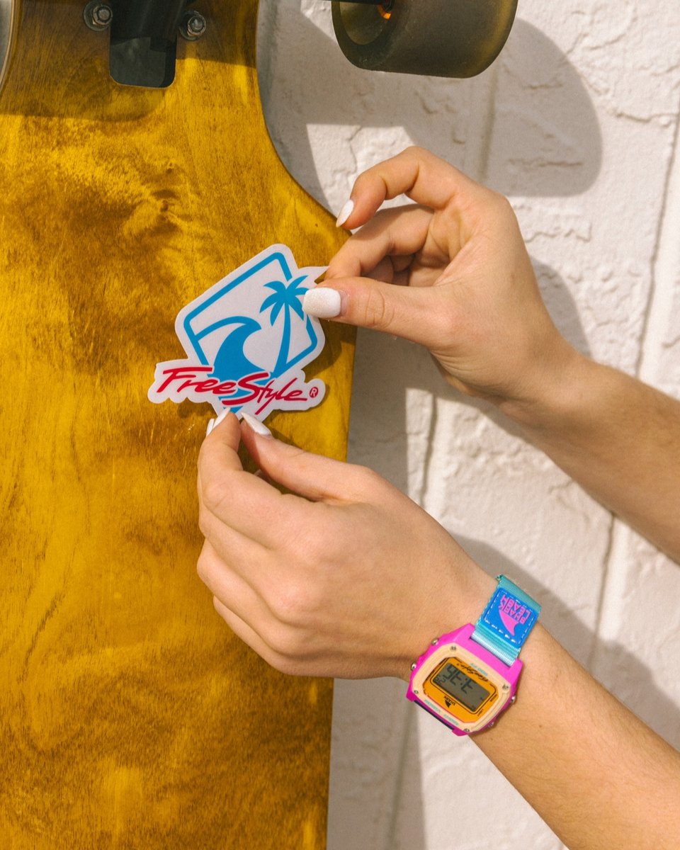 freestyle_watch's tweet photo. New Freestyle decal packs are here!Β π―
Waterproof, limited edition, and made for your board, car, laptop - whatever you ride with. Grab yours before theyβre gone!
#FreestyleWatches #StickerDrop #SharkWatch #BoardLife #WaterproofStickers https://t.co/fNXrSjFlJ7 https://t.co/tDIJbuTBzn