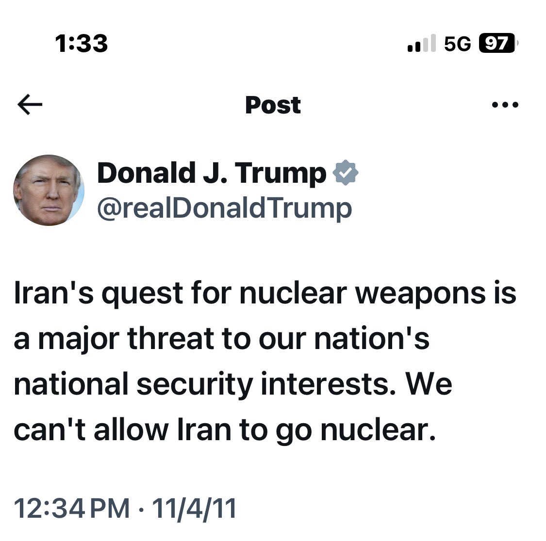 Linda Carter (@lindaca79099031) on Twitter photo <a href="/Mike_Pence/">Mike Pence</a> Trump has been saying the same thing since at least 2011. He’s the only one with the guts to actually DO something about it. <a href="/Mike_Pence/">Mike Pence</a> Trump has been saying the same thing since at least 2011. He’s the only one with the guts to actually DO something about it.