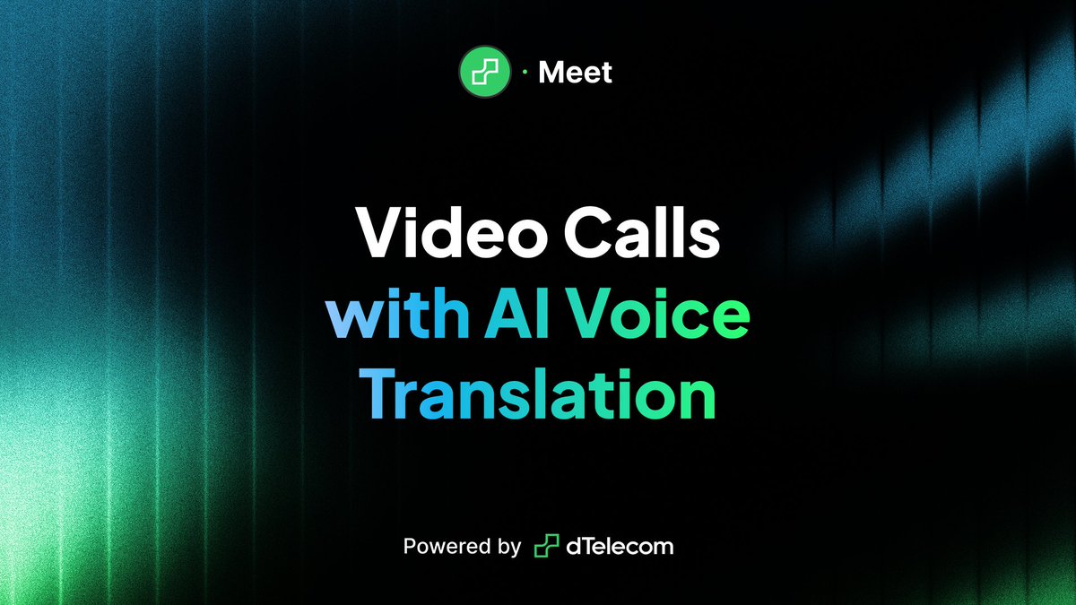 🚀 Tired of language barriers in your video calls?

dMeet makes global connection with real-time AI #voice translation in 30+ languages easier than ever before🌍💬

Unlike #GoogleMeet or even #Zoom, which only support basic captions and limited translation features, dMeet breaks