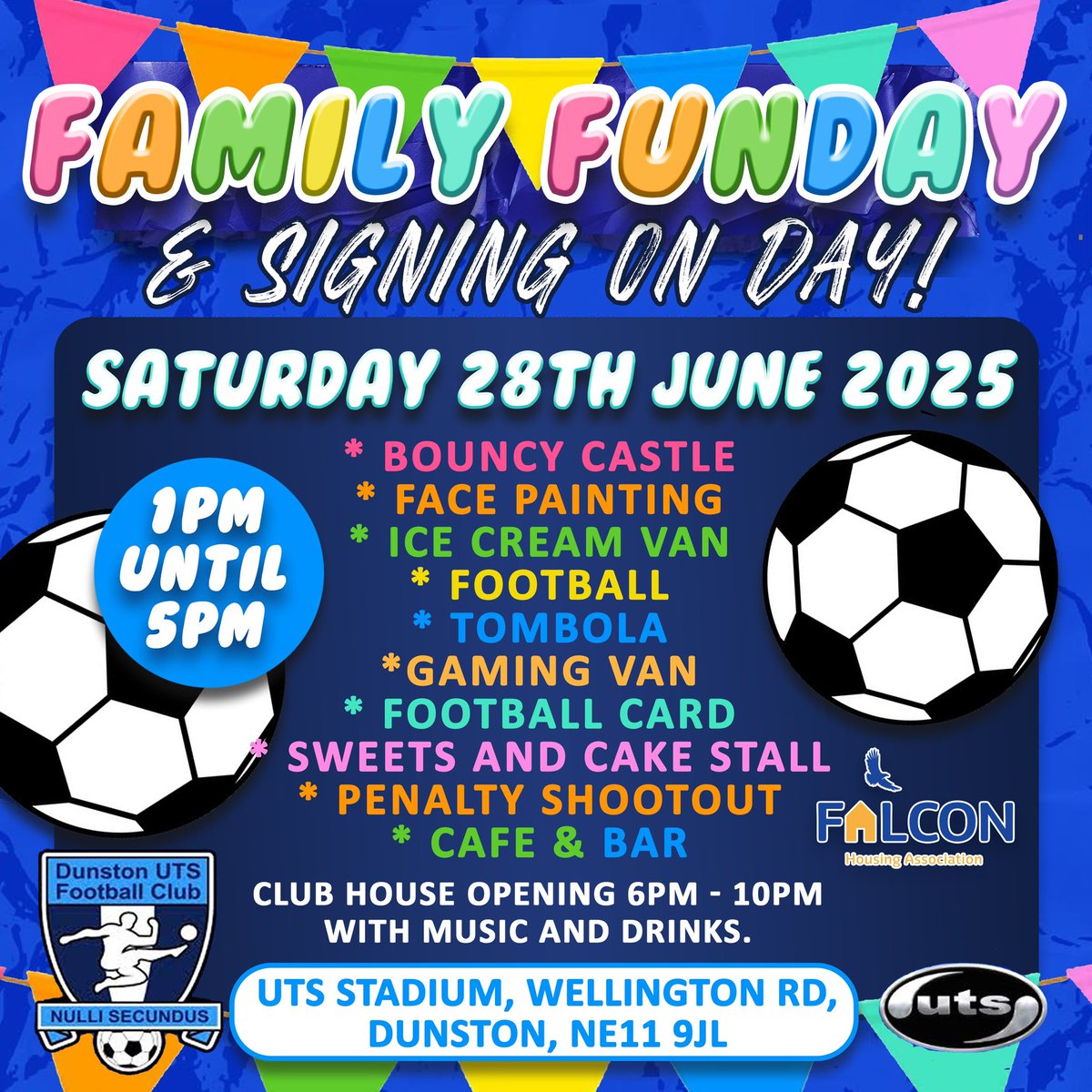 Not long till our Family Funday. ⚽️ <a href="/DunstonUTSFC/">Dunston UTS FC</a>