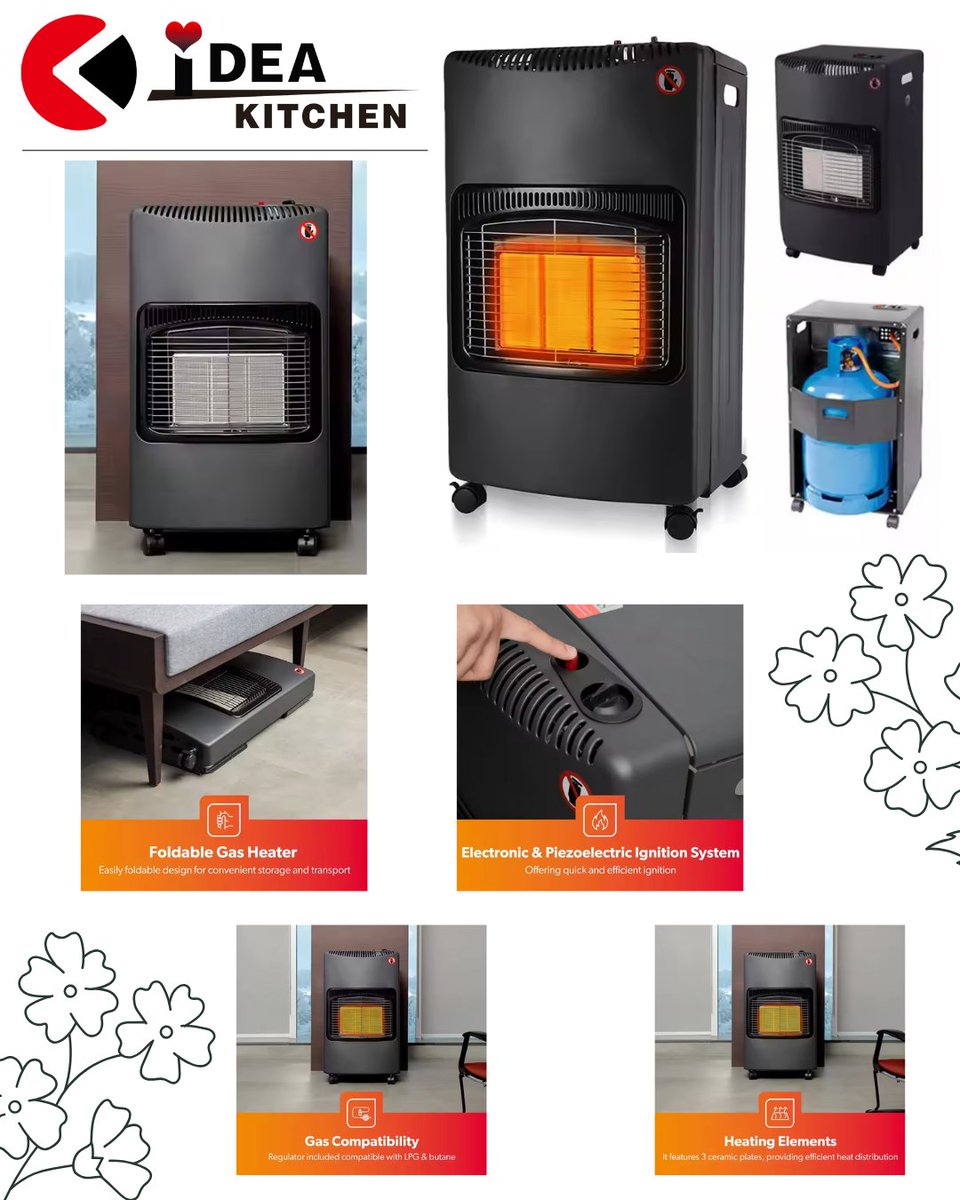 Stay Warm Anywhere  One Stop Room Heater Solution!
Discover our Foldable Portable Indoor Gas Heater – compatible with Natural Gas, Propane, LPG, and Butane. Designed for efficient home heating, it’s lightweight, space-saving, and easy to use.
Contact us today for OEM/ODM options!