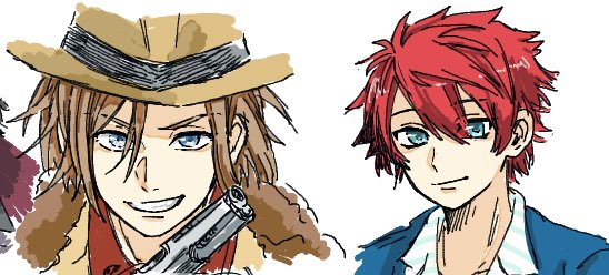 この間絵🍵で描いてきたんだけど上手く描けたから見て