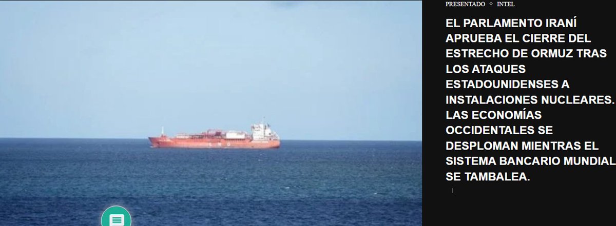 Lewis94241116's tweet image. 🇮🇷#Jun22🇮🇱🇺🇸 
#TruePromiseIII
#iranisraelwar

-El Parlamento ha llegado a la conclusión de que el Estrecho de #Ormuz debe ser cerrado”.
-El #EstrechodeOrmuz se considera la puerta de entrada más importante del mundo para el transporte de #petróleo.