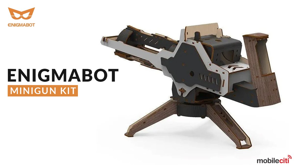 mobileciti's tweet image. 📚EnigmaBot Educational Learning Games Minigun Kit

✅When constructed into a mini machine gun, kids can play several different shooting games

👉Available on Mobileciti

👉Buy: bit.ly/3T41HNW

#EnigmaBot #STEMToys #EducationalGames #LearningThroughPlay #KidsRobotKit