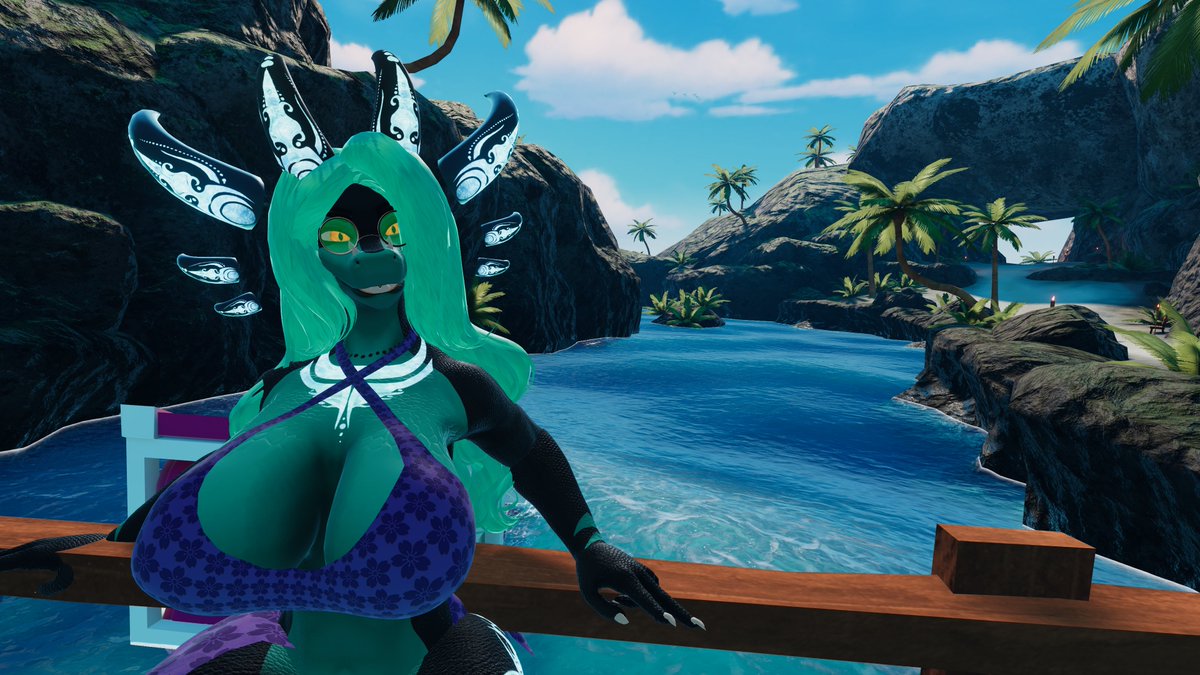 DespinaStarwind's tweet image. 🌊✨ Just a star dragon soaking in the ocean breeze~
Found a quiet little bridge to lean back and enjoy the view.
Hope you&apos;re finding your own cozy corner today, too 💫 #Vtuber #ComfyVibes
