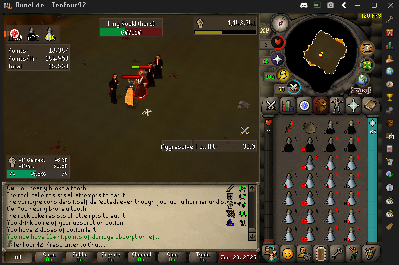 xXuser1x's tweet photo. 🔴LIVE! https://t.co/QMIUGcjmeA OSRS IRONMAN SOTEGUIDE STARTING WITH NMZ, FINISHING WITH BARROWS! 92/100 CHESTS! NEED TANK LEGS!
#OSRS #SOTEGUIDE #IRONMAN #TWITCH #NMZ #BARROWS #FOLLOWME #ROAD210VIEWERS https://t.co/G9rVdVA9oy