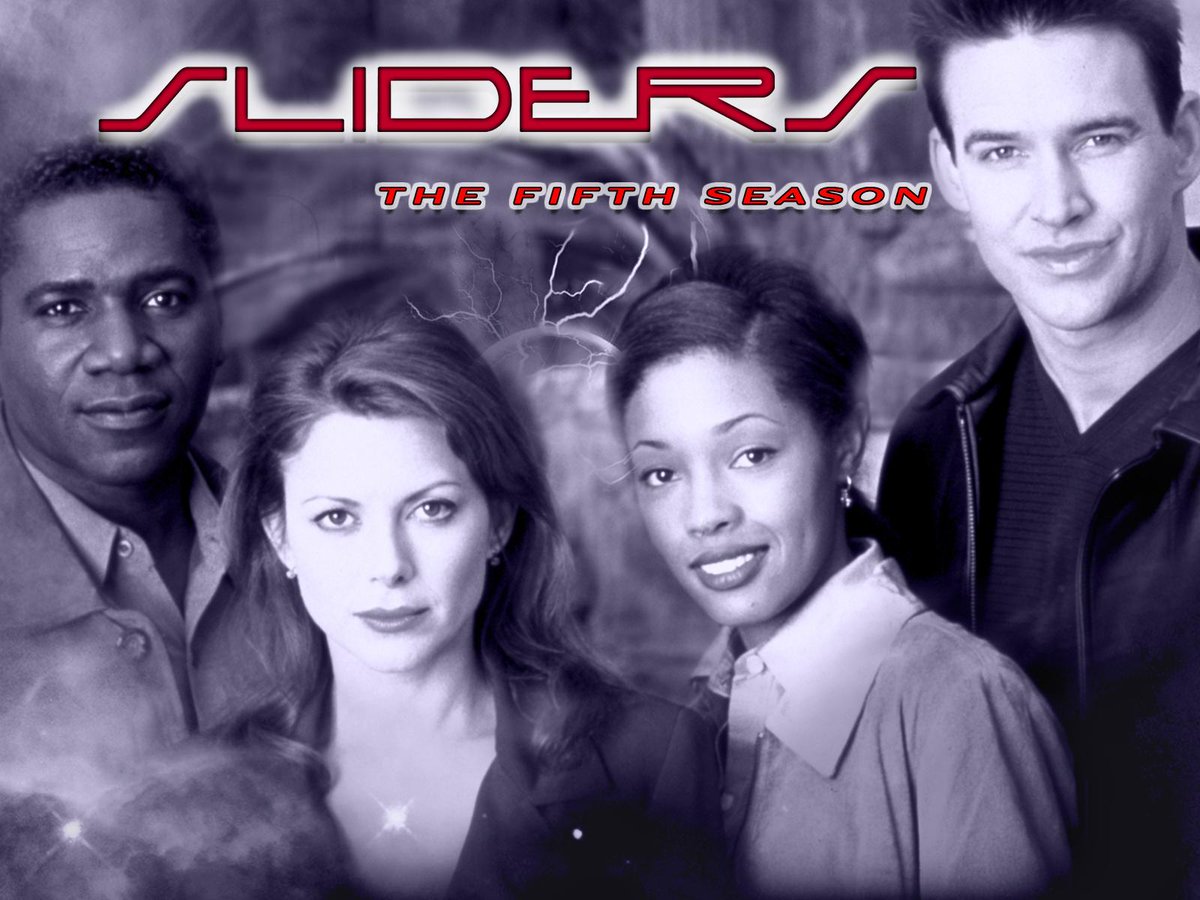Watching my favorite TV show ever.  It is named "Sliders", the episode is titled  "The Unstuck Man".  On the 5th season which stars <a href="/CleavantDericks/">Cleavant Derricks</a> <a href="/kariwuhrer/">kari Wuhrer</a> <a href="/TembiLocke/">Tembi Locke</a> and <a href="/RobFloydcheers/">Rob Floyd</a>, who makes his series debut on the show.