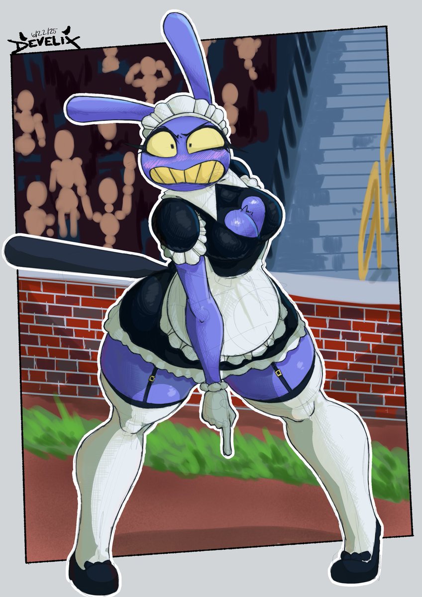 How the maid dress vote should’ve gone if Gangle and Zooble weren’t fucking around…

I simply could not resist after seeing this pose in the episode…
#TADC