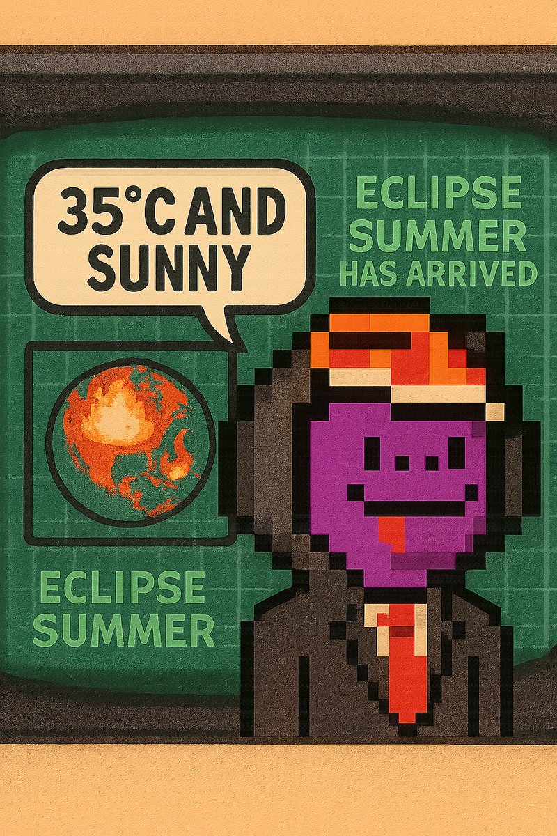 ☀️ Eclipse Summer has officially begun.

Starting tomorrow, everything changes. This won’t be just another season  it’s the beginning of something we’ve never experienced before.

The heat is rising, and the Eclipse fam is on fire.
At this rate, we’ll all need a beach vacation
