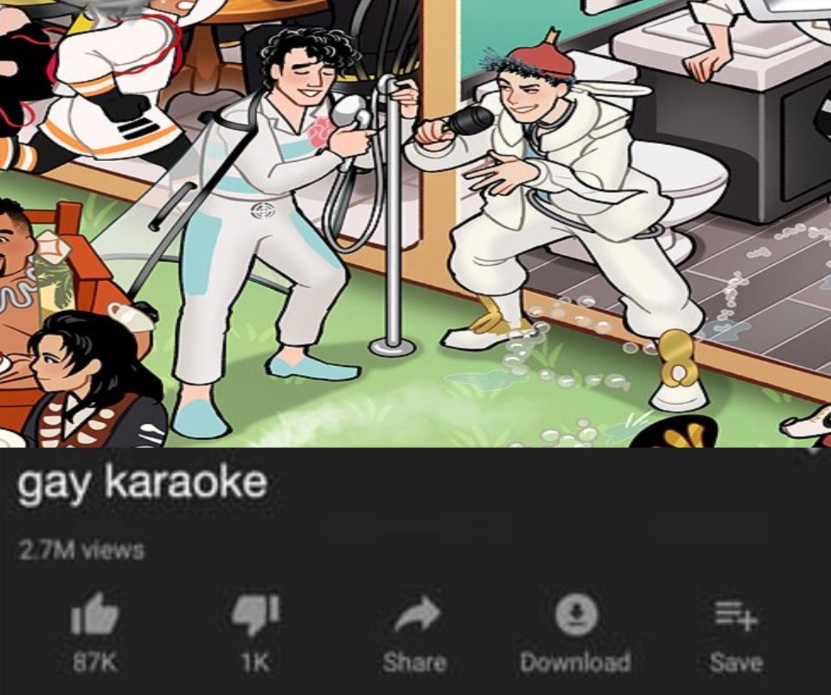 violetthebox's tweet photo. Gay karaoke #dateeverythinggame https://t.co/EotMCqJ8DD