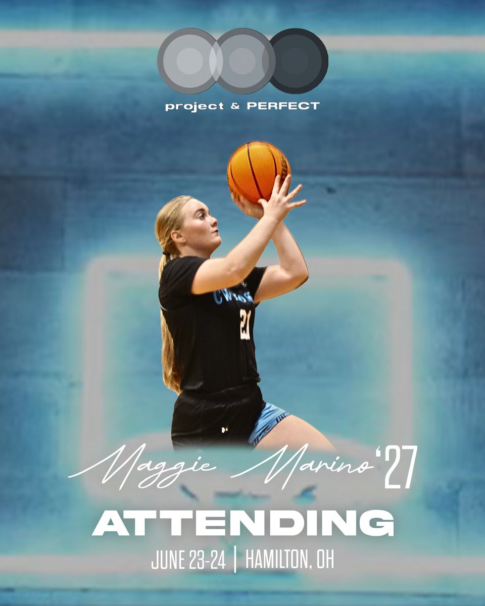 maggieJmarino's tweet photo. Thankful for the opportunity to compete at @prjctandprfct Let’s go!

@ShaneLaflin @bballjkey @KPannell71
@CWHOOPSAAU https://t.co/fPQMCxsi2T