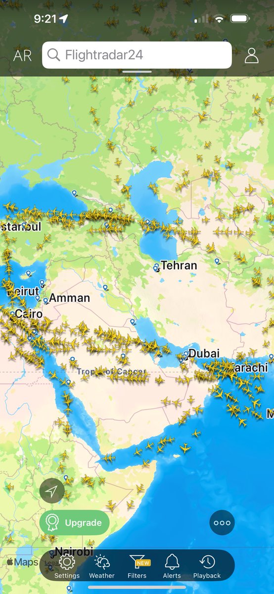 SiavashRafiee's tweet image. بعد از حمله آمريكا به ايران و حمايت ترامپ از تغيير رژيم آسمان كل خاورميانه نا امن اعلام شد و كليه پرواز ها كنسل شد
#MIGA