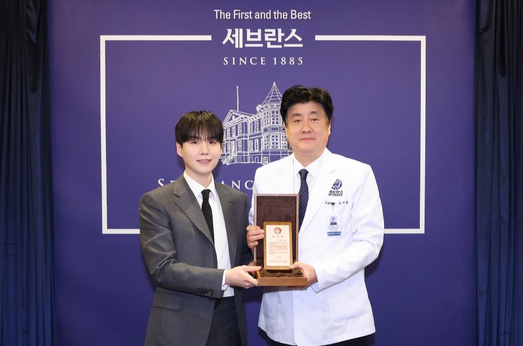 DataAgustD's tweet photo. 📢 #SUGA donates 5 BILLION WON to support treatment and independence for children and adolescents with autism spectrum disorder. 🤍

— On the 23rd, Severance Hospital held a groundbreaking ceremony for the 'Min Yoon-ki Treatment Center' for the treatment of children and adolescents with autism spectrum disorder on the first floor of Jejungwan.

— This center will support the mental health of children and adolescents through language, psychological, and behavioral therapies, and will operate various programs that link clinical and research.

Even while promoting with BTS, Suga has consistently engaged in charity work and has shown a continued interest in mental health, psychological and behavioral issues, and especially depression in adolescents. He has sought ways to help through his talent and ability in music.

🔗 https://t.co/2aQHi0wIY3

Oh Min Yoongi we are so proud of you. 😭💜

WE LOVE YOU YOONGI 
OUR LOTUS FLOWER MIN YOONGI 
#SUGA #AgustD #BTSSUGA #슈가 #방탄소년단슈가