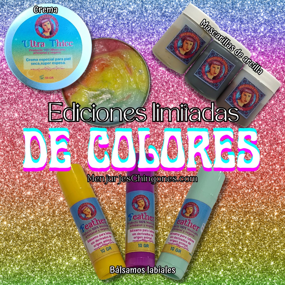 Nos reventó la festividad y les traemos el bonito #skincare conmemorativo 🦄✨ 20 de cada uno, los encuentras en la sección "Cara" de menjurjeschingones.com
#pride #arcoiris #apv <a href="/aracelideanda/">Araceli De Anda</a>