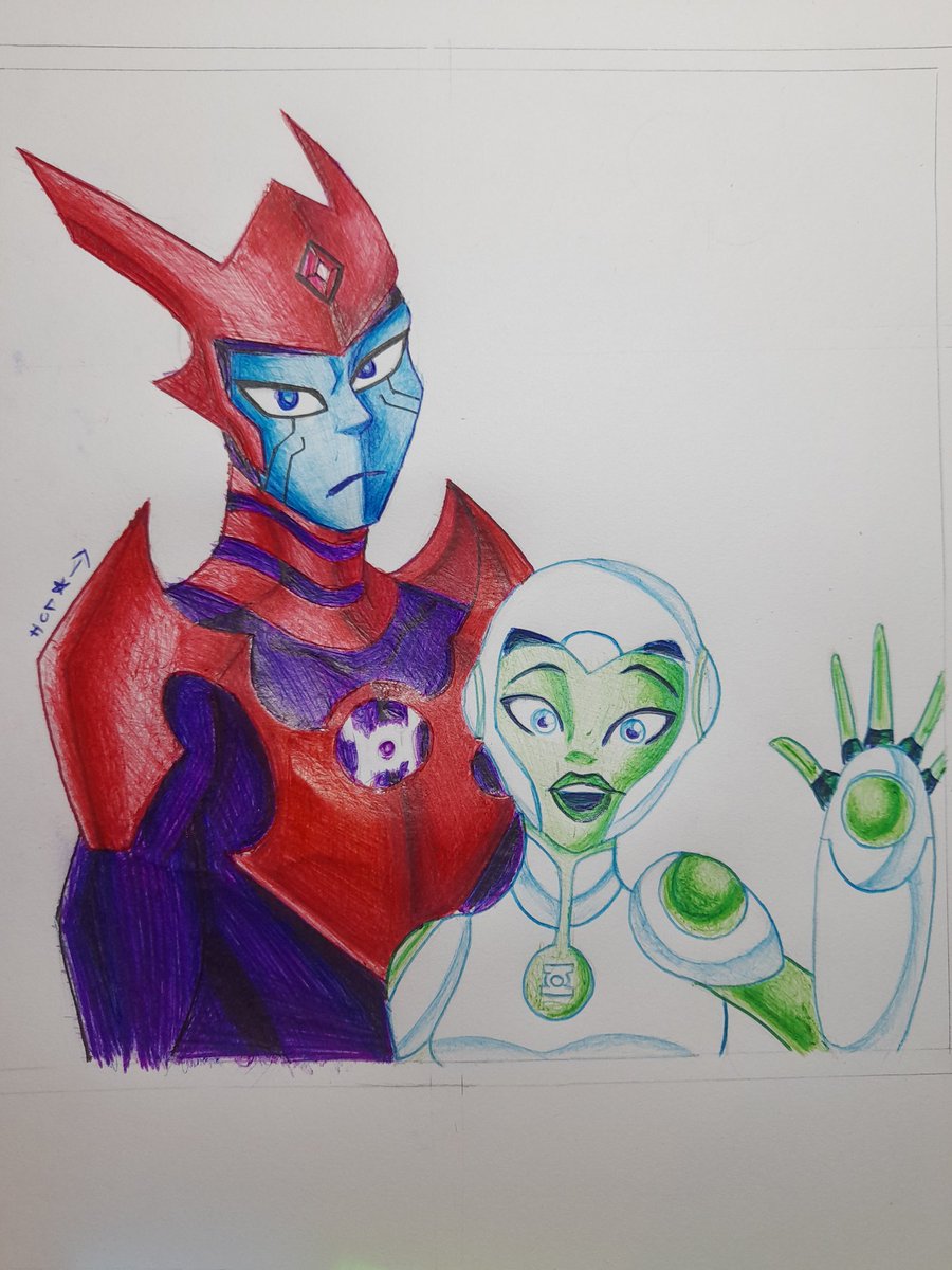 CorlyColor's tweet photo. Linterna Verde La serie animada: Razer❤️ y Aya💚
#dc #dccomics #greenlanterntheanimatedseries #gltas #GreenLanternTAS #LinternaVerdeLaserieanimada #gltasrazer #razerredlantern #razergreenlantern #razer #aya #gltasaya #razerxaya #razaya #drawing #fanart #dibujo #Art https://t.co/1dygpT97Zy