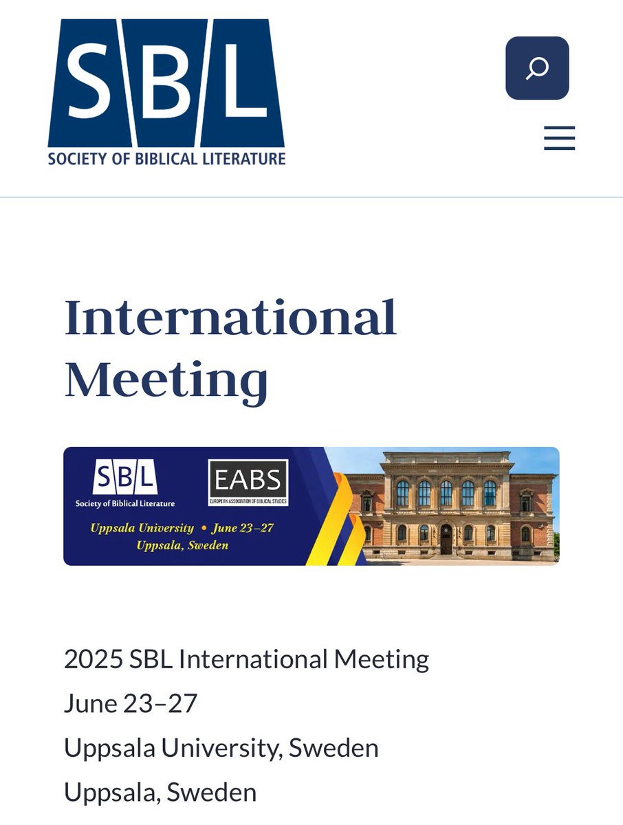 DawnLSutherland's tweet image. It’s been a long travel day, but we’ve finally arrived in Uppsala, Sweden. Resting up before the Society of Biblical Literature International Conference. Exhausted but excited. #SBLInternational2025