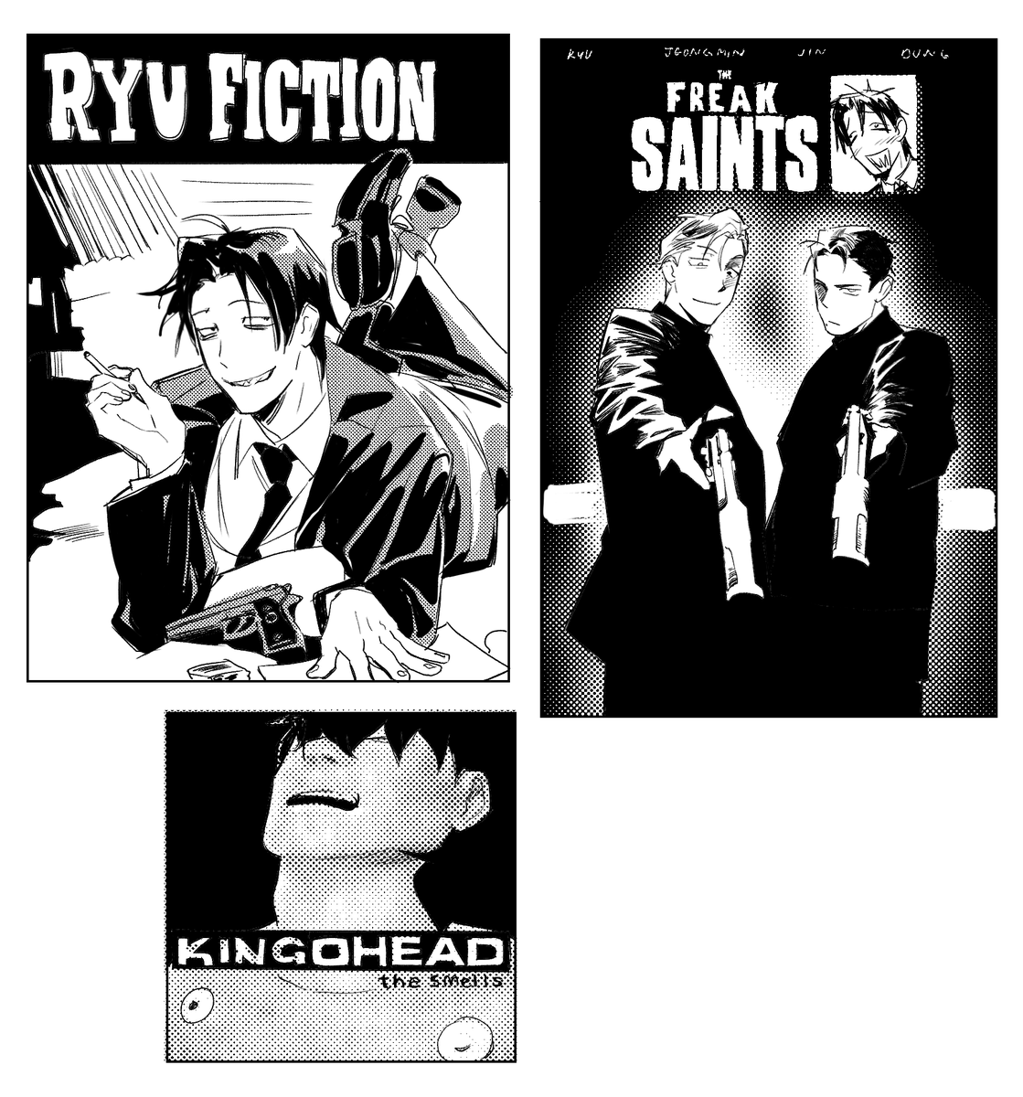 i1dunwon's tweet image. needed some bg elements .. here are some posters