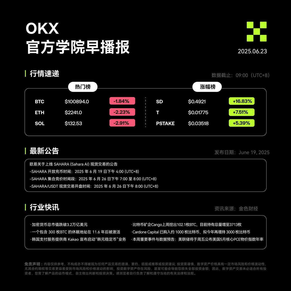 #OKX  今日早报  

📍关键词 #BTC/美联储

更多前沿资讯及福利内容，欢迎关注中文公告频道👉 t.me/OKXAnnouncemen…