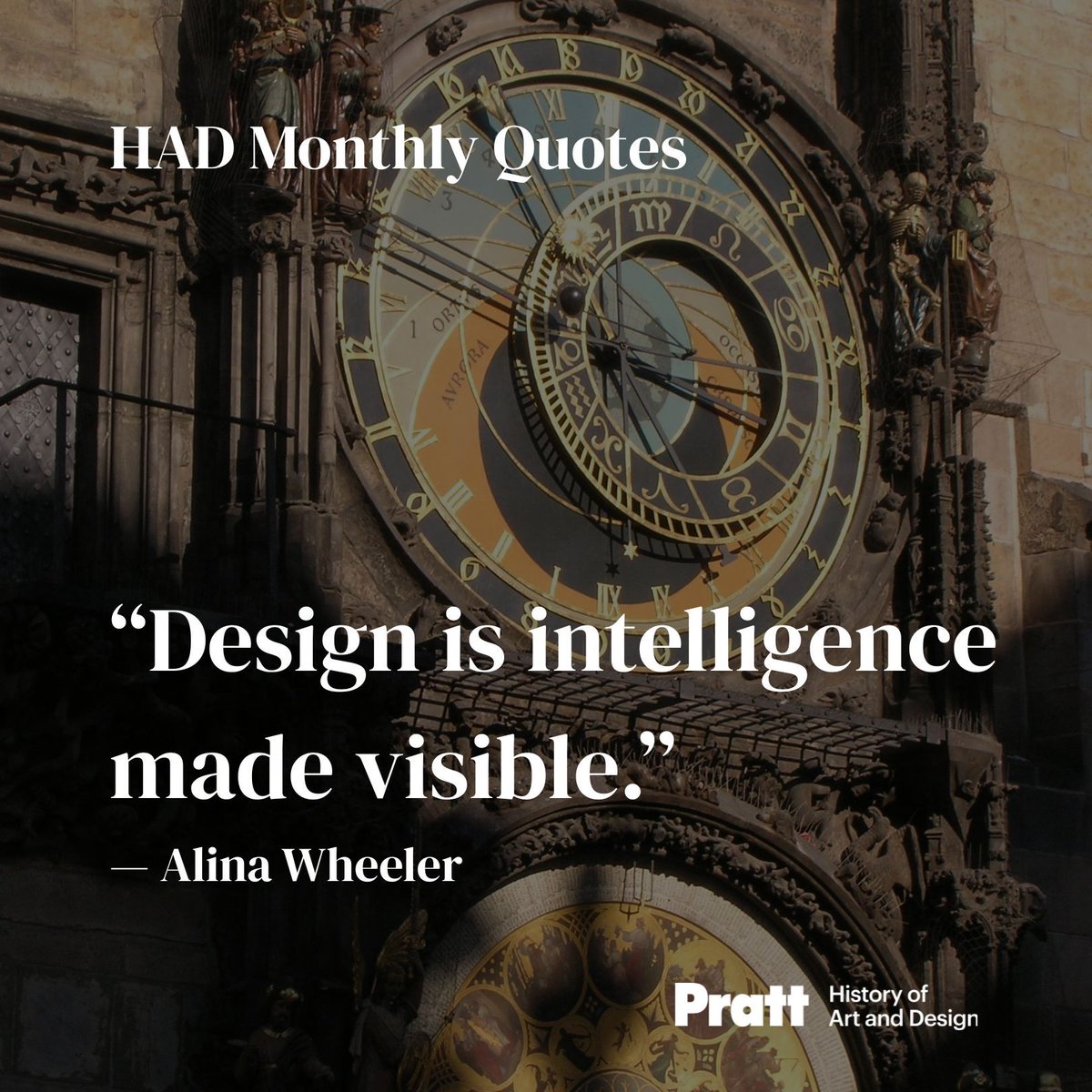 hadpratt's tweet photo. "Design is intelligence made visible." – Alina Wheeler
This June, we’re celebrating the invisible logic behind beautiful design. From Bauhaus simplicity to sleek digital interfaces, smart design shows up when form and function align.

#DesignQuote  #DesignHistory #HAD https://t.co/KwwSdH4jSk