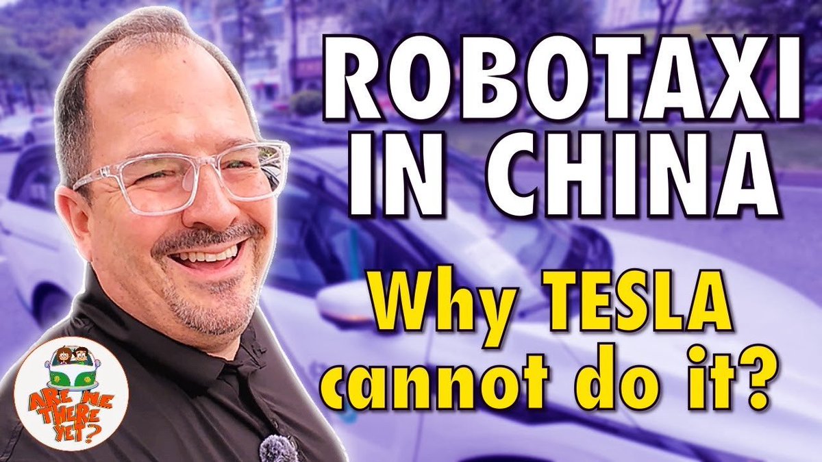AreWeThereYetCH's tweet photo. @elonmusk @Tesla_AI I paid $0.5 for a 5-mile ride and with LiDAR
 
Not geofenced
Not follow car.
And with privacy - the car doesn’t connect to my phone. 

And it’s a company nobody has ever heard of… that’s how China do it 

See #RoboTaxi in China  &amp; WHY Tesla cannot do it?
https://t.co/4TwhOzu1Cy https://t.co/5nvtVzieon