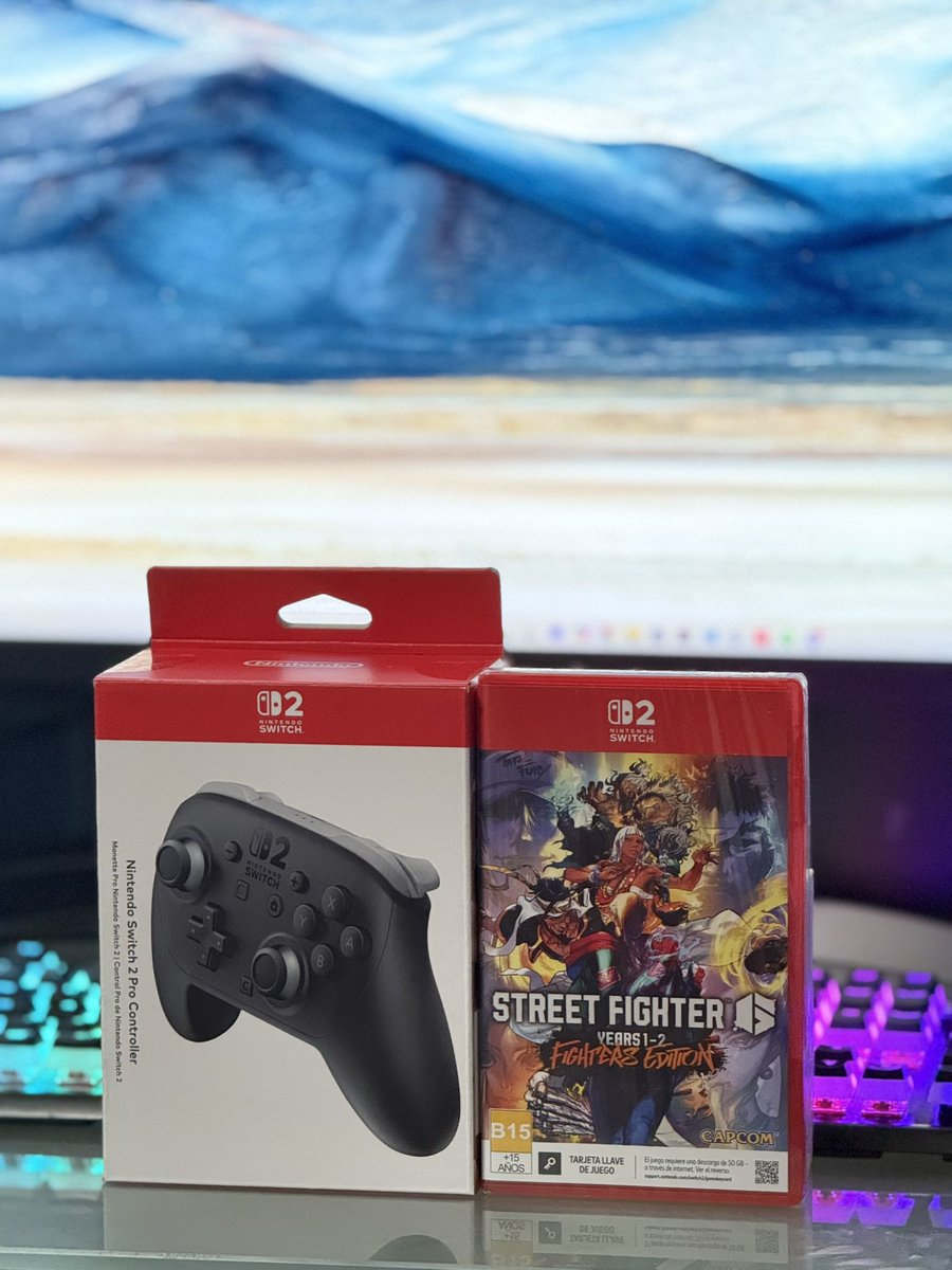 I got a second Switch 2 Pro Controller and Street Fighter 6 for Switch 2 😃

#ShareYourGames