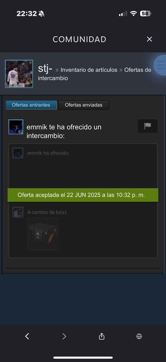 Jerestoffel's tweet image. Muchas gracias!@BlazerStoreCSGO todo 10 puntos como siempre🫡