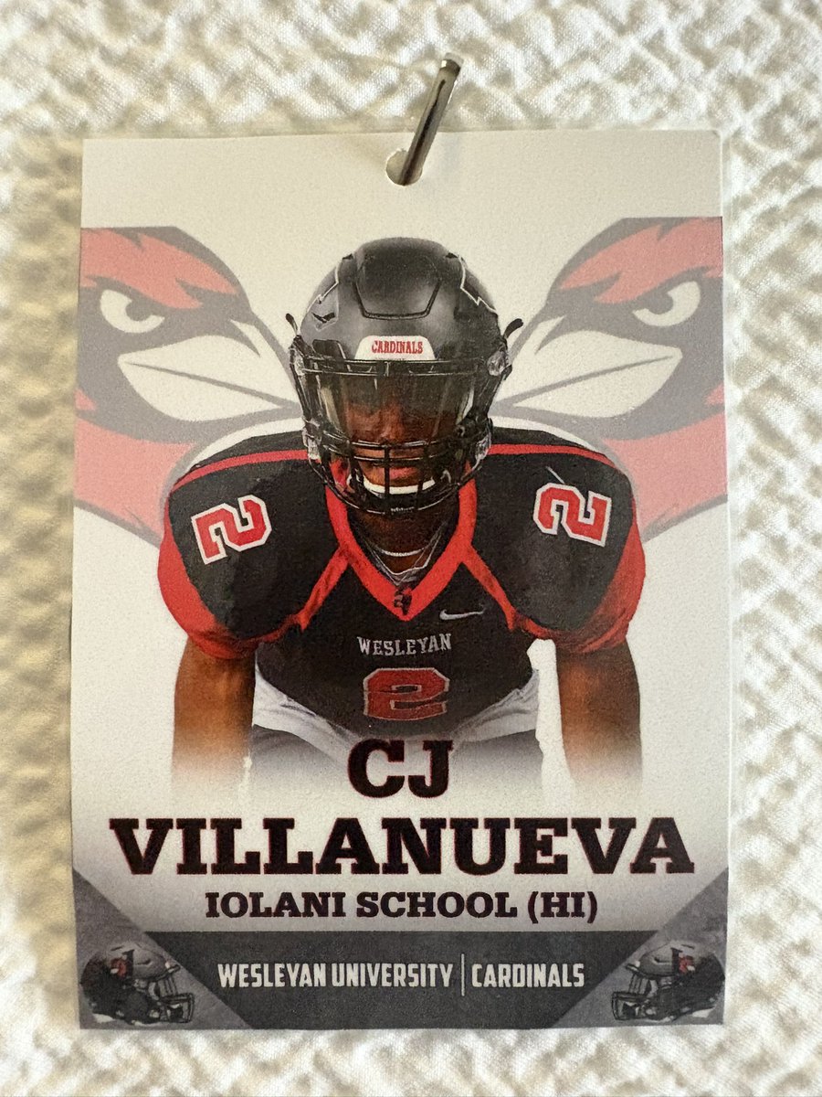 Colton James (CJ) Villanueva '26 QB (@cjvillanueva10_) on Twitter photo Thank you <a href="/CoachDiCenzo/">Dan DiCenzo</a> and your staff for hosting me for a visit!
Awesome opportunity to learn more about what <a href="/Wes_Football/">Wesleyan University Football</a> has to offer‼️
<a href="/CoachDBenoit/">David Benoit</a> <a href="/Coach_Lud/">Eric Ludwig</a> <a href="/CoachPLeone/">Pat Leone</a> <a href="/CoachDorf/">Ben Dorfman</a> <a href="/CoachSheeks/">Adam Chicoine</a> Thank you <a href="/CoachDiCenzo/">Dan DiCenzo</a> and your staff for hosting me for a visit!
Awesome opportunity to learn more about what <a href="/Wes_Football/">Wesleyan University Football</a> has to offer‼️
<a href="/CoachDBenoit/">David Benoit</a> <a href="/Coach_Lud/">Eric Ludwig</a> <a href="/CoachPLeone/">Pat Leone</a> <a href="/CoachDorf/">Ben Dorfman</a> <a href="/CoachSheeks/">Adam Chicoine</a>