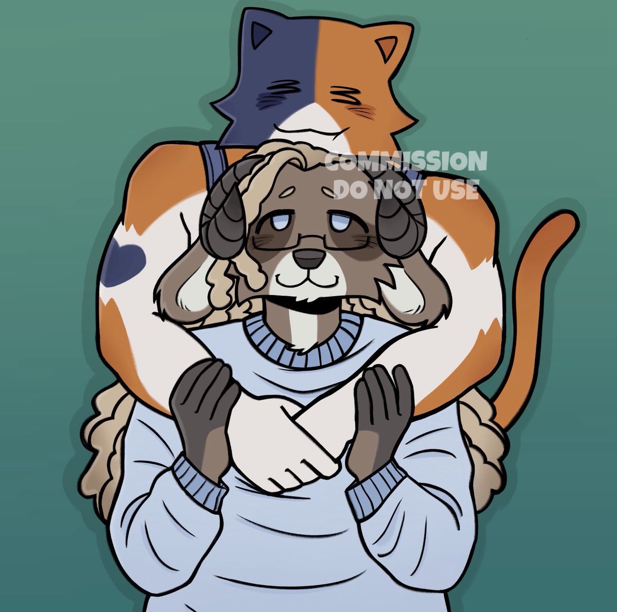 another kofi comm!! :D 🐐 #meowscles #fortniteart