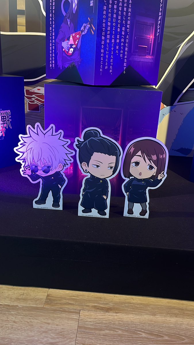 ファンパレ、イベントに来ました。展示のさしす、背が高いね☺️ #ファンパレ本舗_2025東京