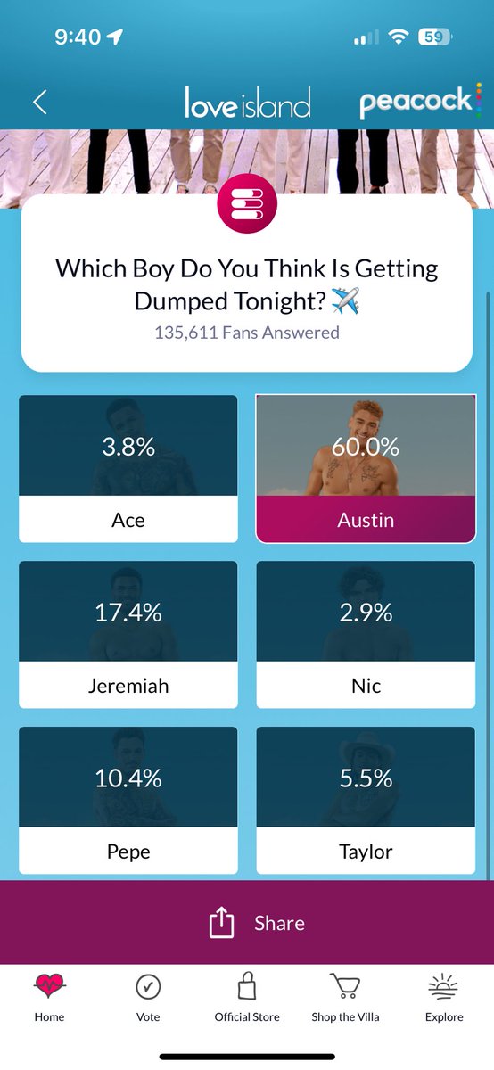 Diimplesz619's tweet photo. Make it make sense @loveislandusa if the islanders never choose who to go home and our votes counted… they would have gone home. #loveislandsusa https://t.co/qokxgsluen