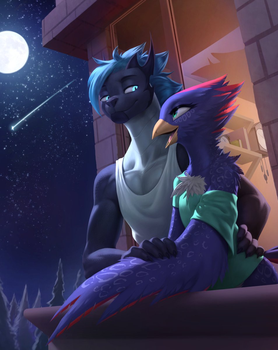 Happy birthday to my darling angel <a href="/TheRussBuss96/">TheRussBuss</a> 

Hoping you have another wonderful year where all your wishes come true.

After all, you're my wish.

amazing Art by <a href="/WagaDraws/">Waga</a>