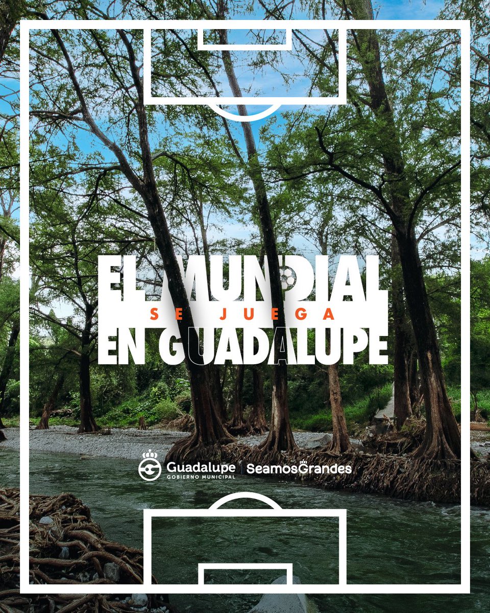 Inicia la cuenta regresiva para la justa mundialista; nosotros seguimos preparándonos para ser la mejor sede y los más grandes anfitriones. 

¡El Mundial se juega en Guadalupe! 💪🏼⚽️🌄