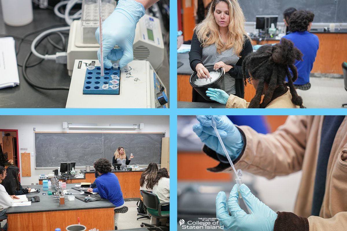 Research at the College of Staten Island tweet media