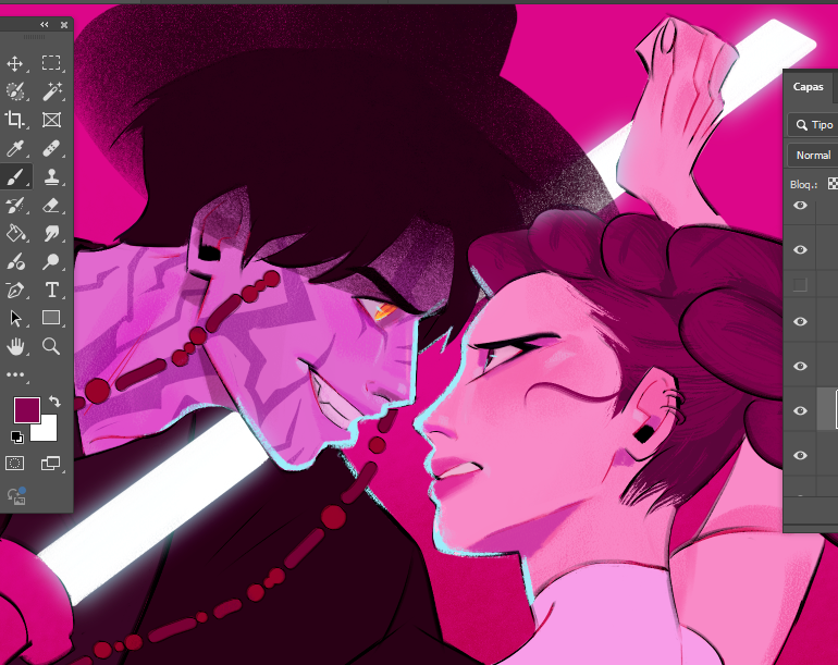 WIP Jinu and Rumi  #KPOPDEMONHUNTERS 
they are silly i love them