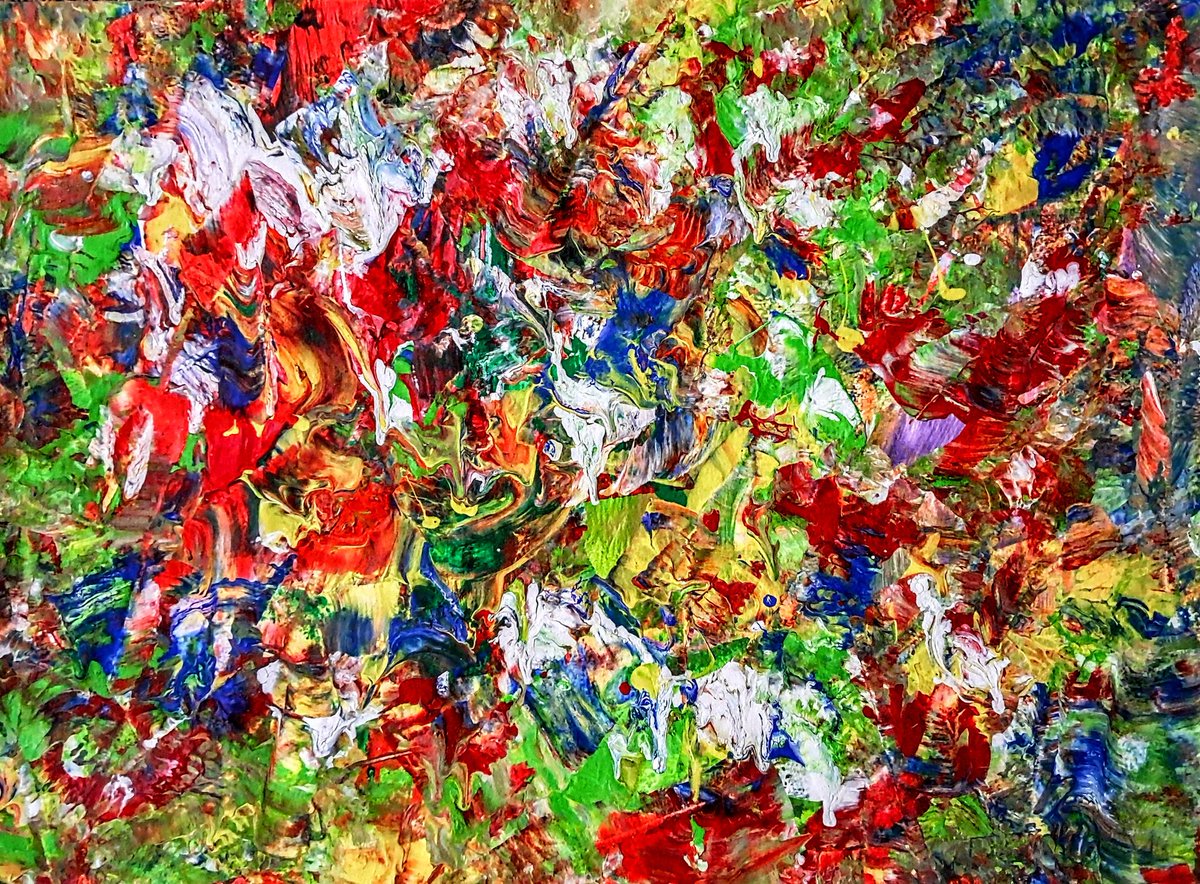 "Art has made my vision clear, that it's not always about me!" #ArtistOnTwitter #abstractpainting